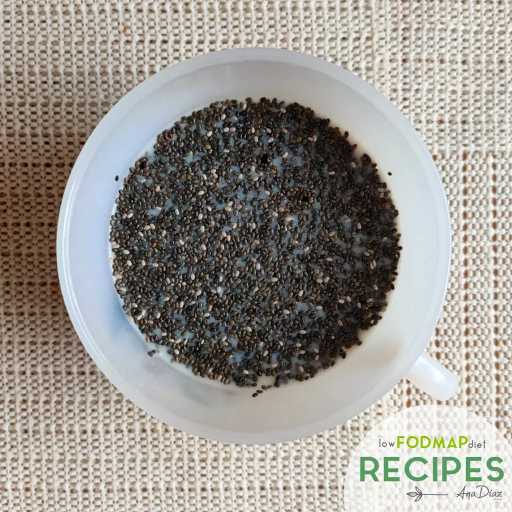 Low FODMAP Chia Seed Pudding - Step 1