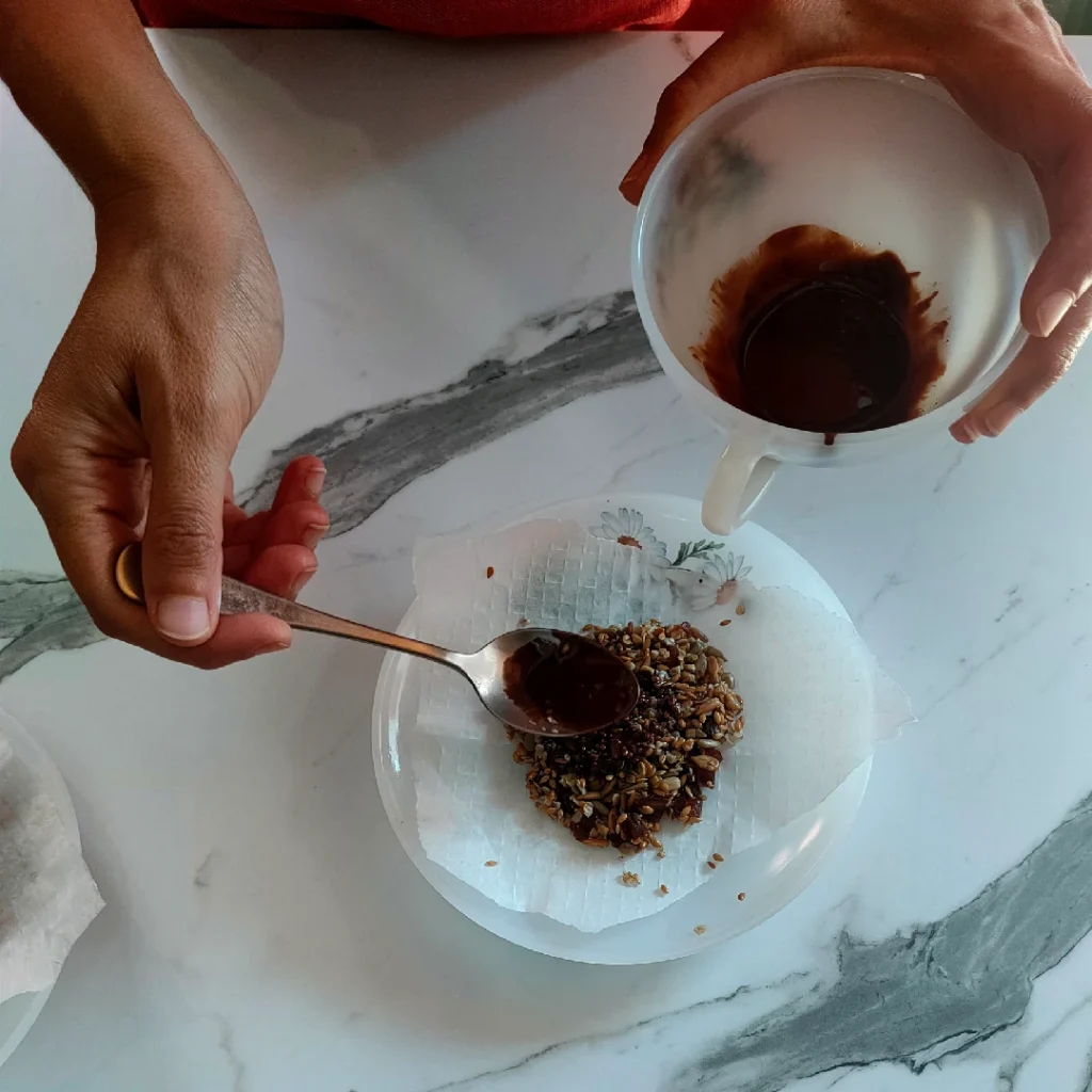 Low FODMAP Crunchy Chocolate Snack - Step 5