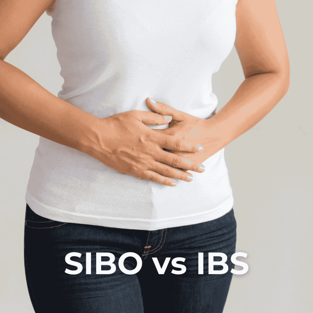 Discover the difference in symptoms between SIBO y IBS