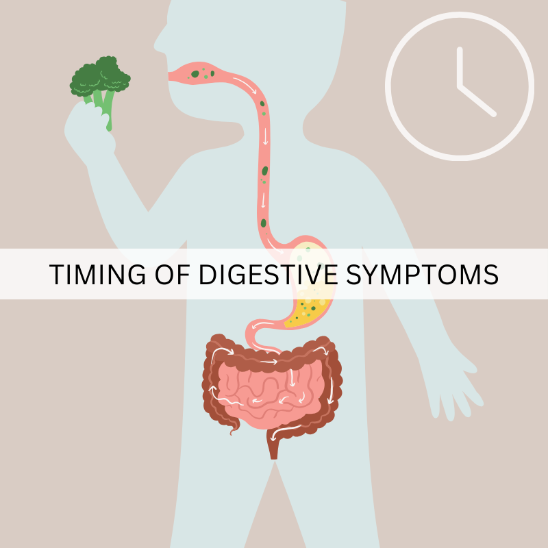 Low FODMAP Diet and Timings of Digestive Symptoms
