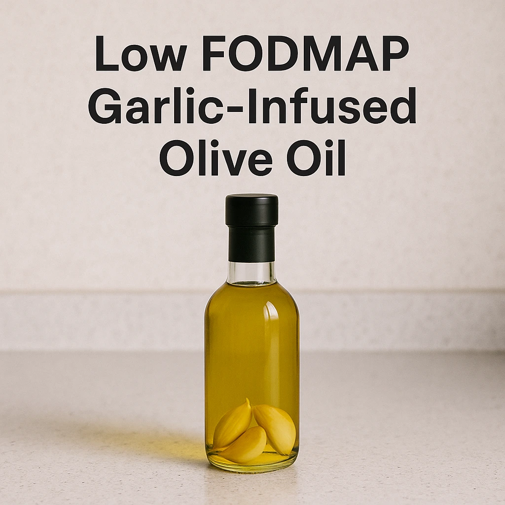 Low FODMAP Garlic Infused Olive Oil