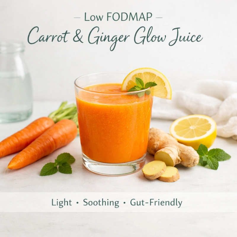 Low FODMAP Carrot and Ginger Juice Recipe