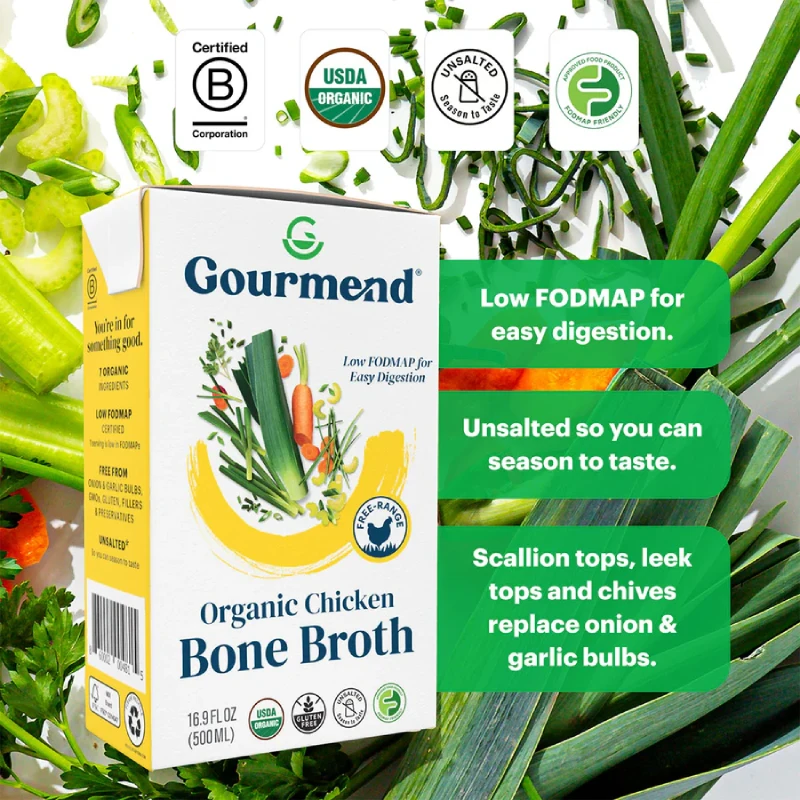 Low FODMAP Chicken Broth Brands - GOURMEND