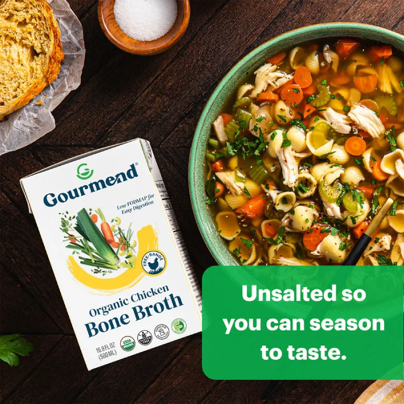 Low FODMAP Chicken Broth Brands - GOURMEND