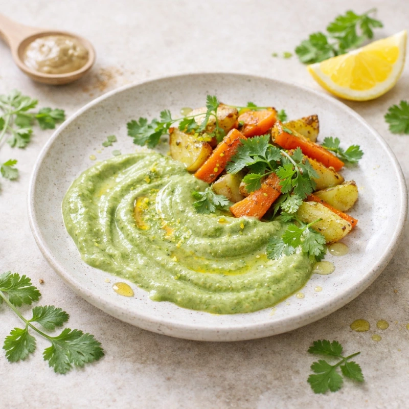 Low FODMAP Sauces - Green Tahini
