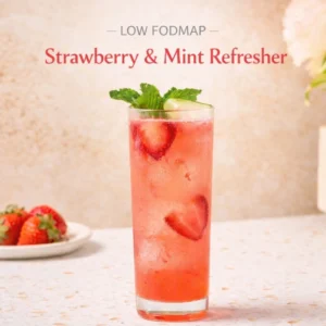 Low FODMAP Strawberry and Mint Refresher