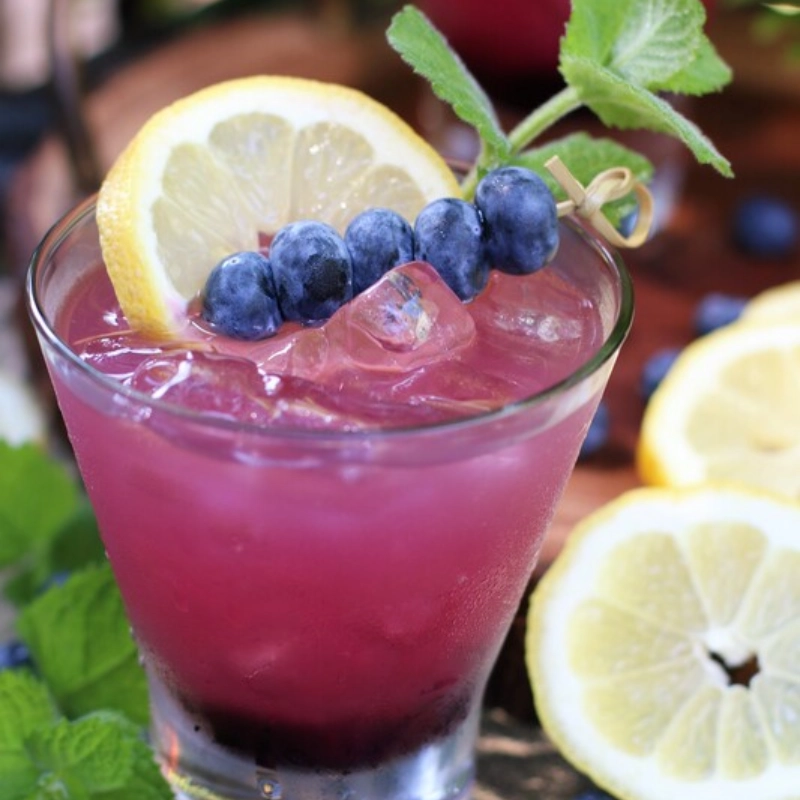Low FODMAP Juices - Blueberry & Lemon