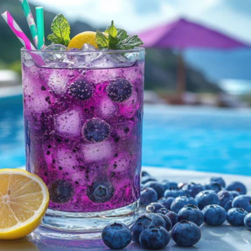 Low FODMAP Juices - Blueberry & Lemon