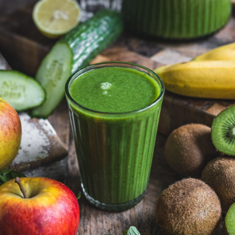 Low FODMAP Juices - Kiwi & Spinach