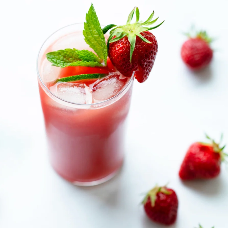 Low FODMAP Juices - Strawberry & Mint