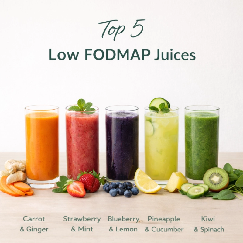 Top 5 Low FODMAP Juices