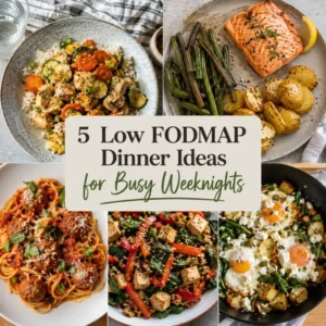 5 Low FODMAP Dinner Ideas for Busy Weeknights